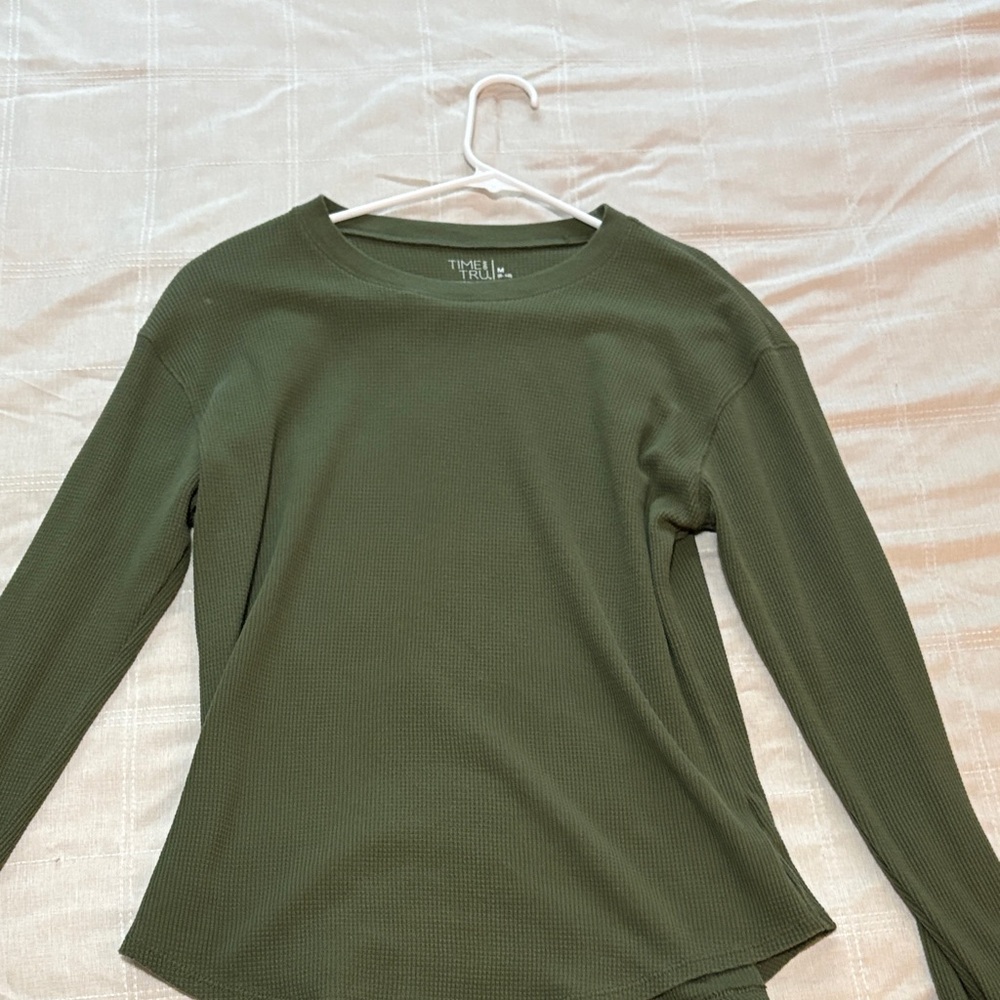 Target Olive Long Sleeve Top